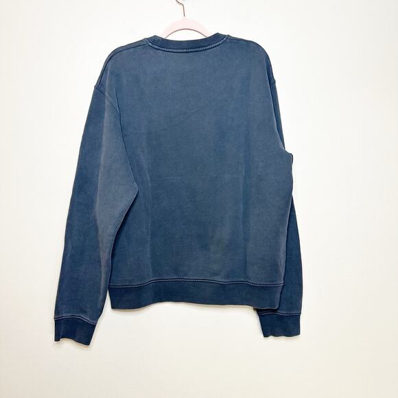 The Kooples Eagle Graphic Print Crewneck Sweatshirt Women Size XXL Skater Grunge - Picture 3 of 8